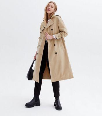 Ladies trench coat new look sale