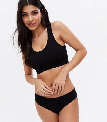 seamless scoop neck bralette