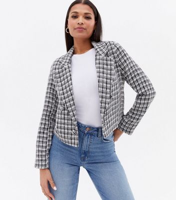 New look checked blazer best sale