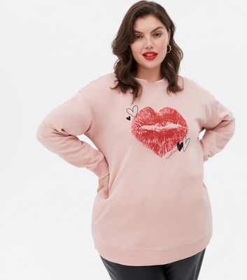 heart sweatshirt plus size