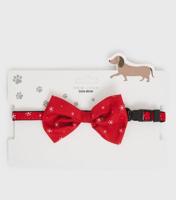 red bow collar