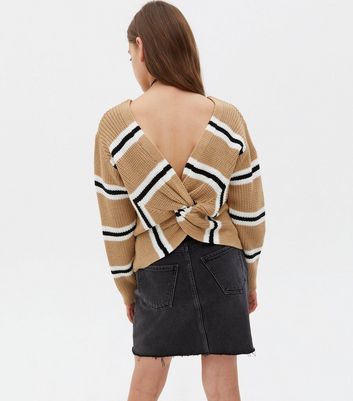 Twist back sweater on sale hollister