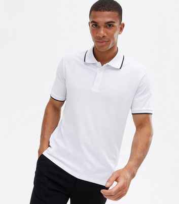 Only Sons White Short Sleeve Polo Shirt New Look