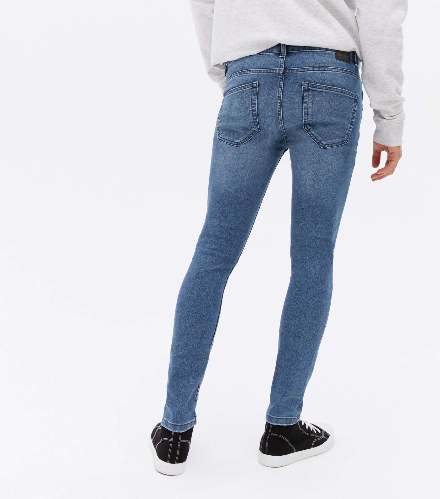 Only & Sons Blue Skinny Jeans Image 4