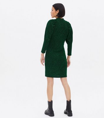 Puff Sleeve Mini Dress 