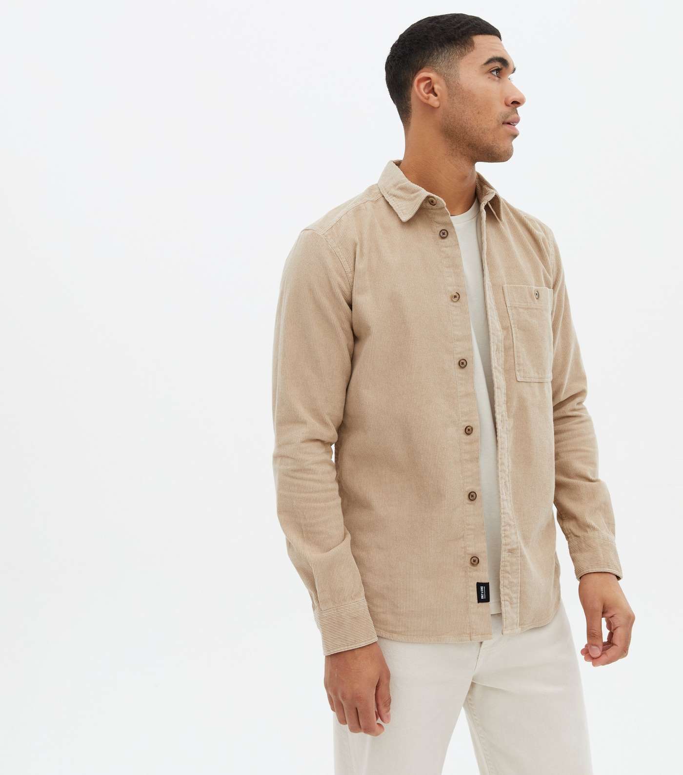 Only & Sons Stone Cord Long Sleeve Shirt