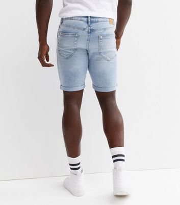 Jack \u0026 Jones Pale Blue Denim Turn Up 