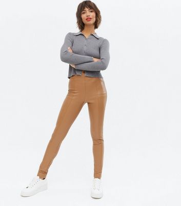 Women's Leather Pu Leggings | Boohoo UK