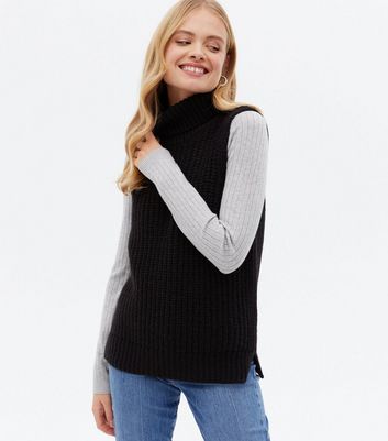 roll neck vest top