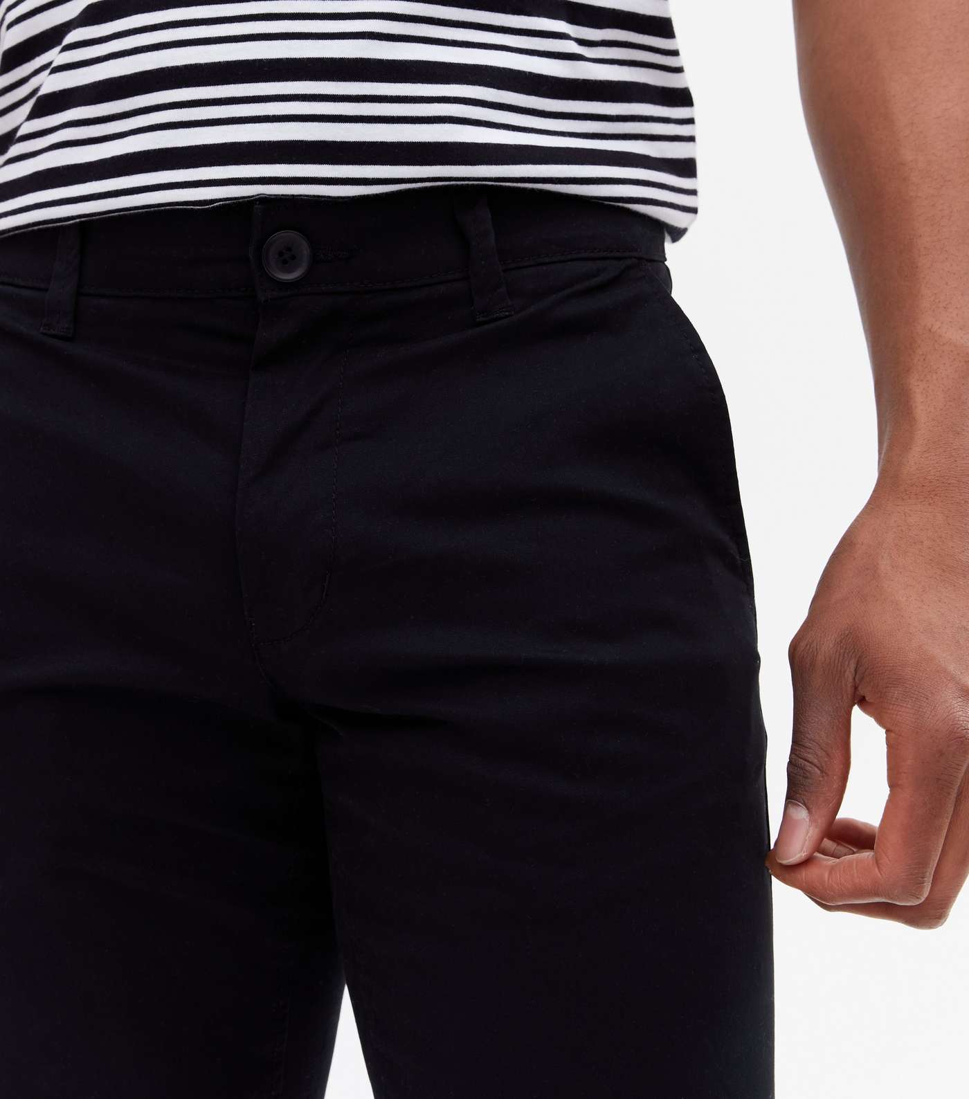 Only & Sons Black Chino Shorts Image 3
