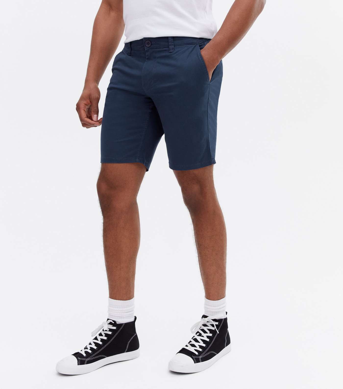 Only & Sons Blue Chino Shorts Image 2