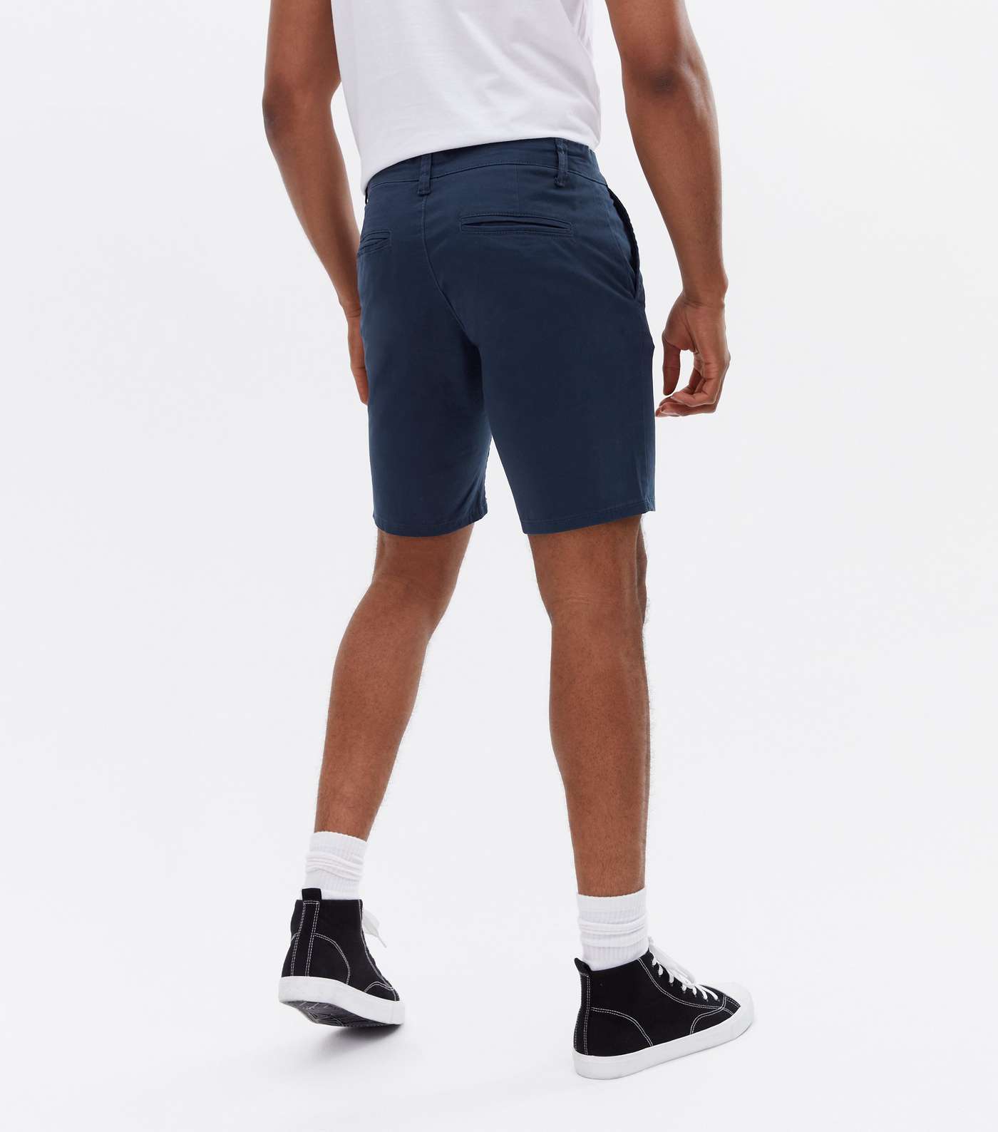 Only & Sons Blue Chino Shorts Image 4