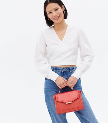 red handle bag