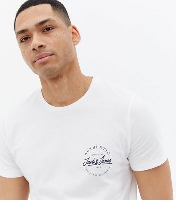 Jones White Authentic Logo T-Shirt 