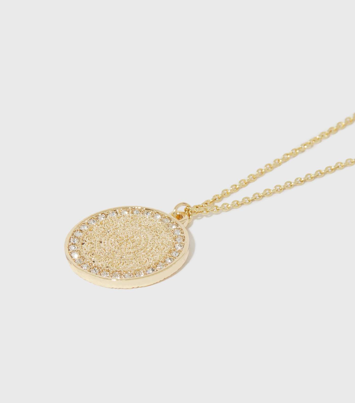 Little Mistress Gold Plated Coin Pendant Necklace Image 2