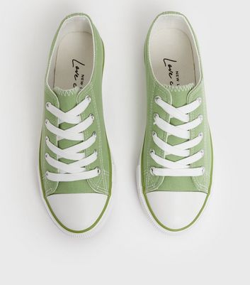 pale green trainers