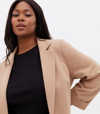 Camel blazer clearance plus size