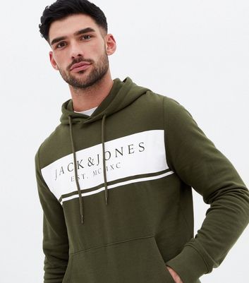 Green 2024 striped hoodie