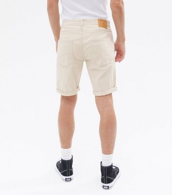 Jack \u0026 Jones Cream Chino Shorts | New Look