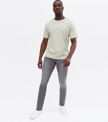 grey skinny jeans mens outfit