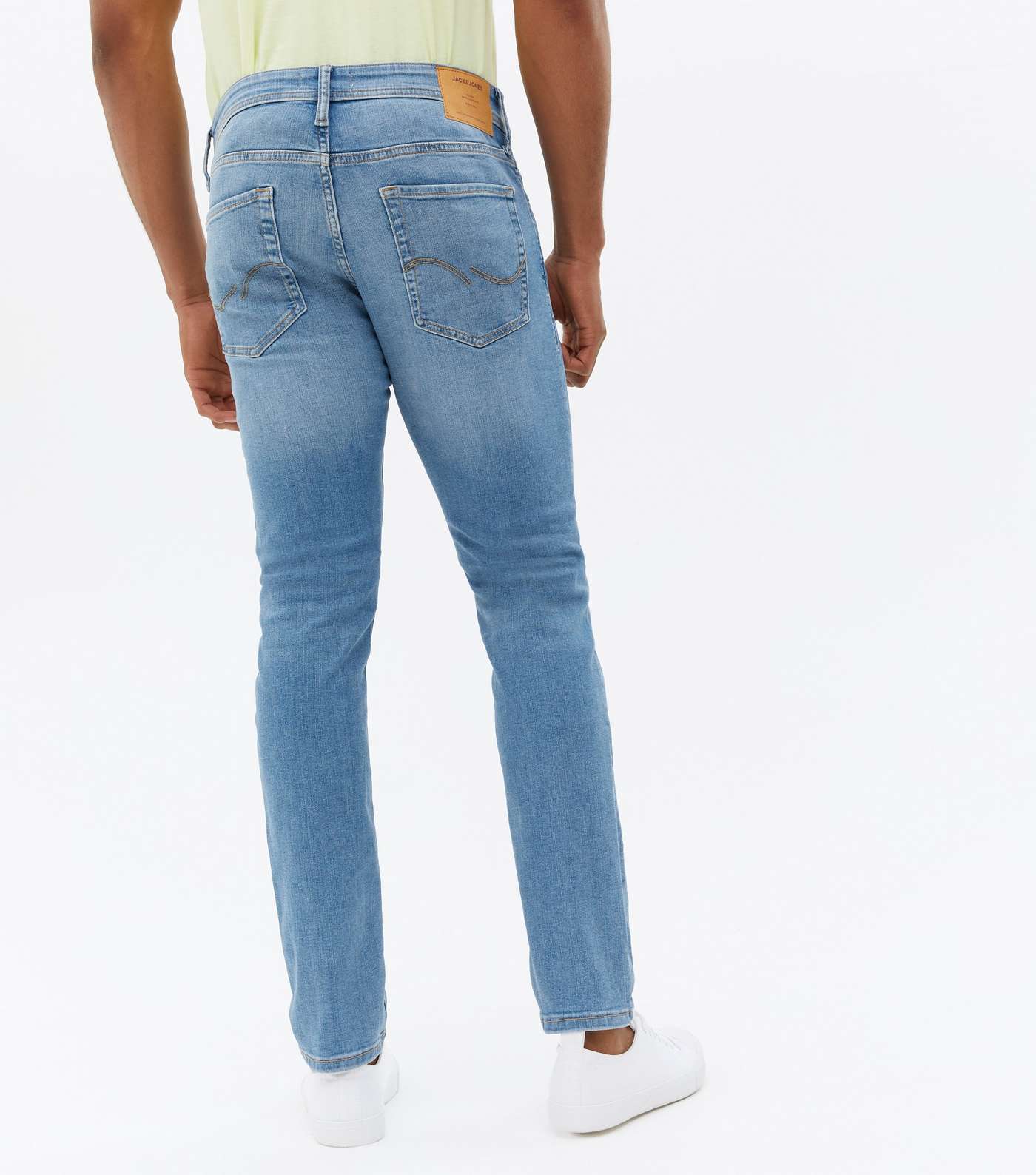 Jack & Jones Blue Skinny Jeans Image 3