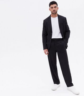 BOSS - Extra-slim-fit trousers in virgin-wool serge