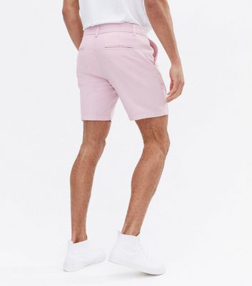 Father Sons Slim Fit Pink Chino Shorts - FSH316