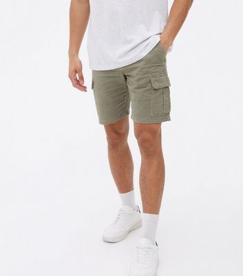Khaki Slim Fit Cargo Shorts | New Look