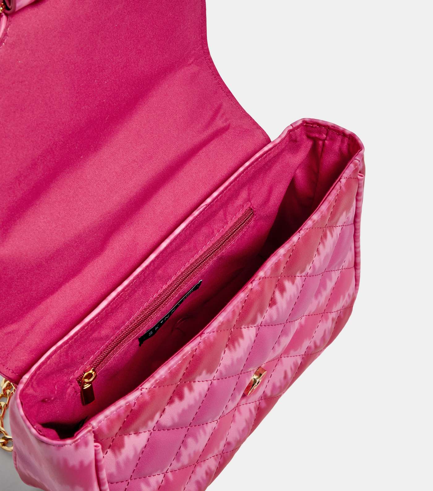Skinnydip Pink Leather-Look Ombré Cross Body Bag Image 3
