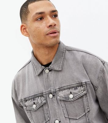 X RAY Mens Denim Jacket Washed Casual Trucker Jean Jacket for Men, Grey -  Ripped, Small - Walmart.com