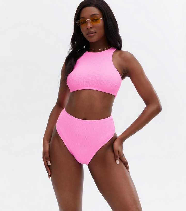 https://media3.newlookassets.com/i/newlook/812631470/womens/clothing/swimwear/pink-textured-high-waist-high-leg-bikini-bottoms.jpg?strip=true&qlt=50&w=720