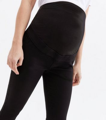 Maternity Black Over Bump Lift & Shape Emilee Jeggings New Look