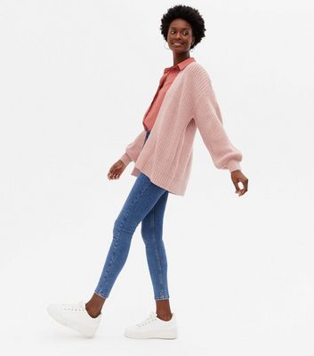 Click to view product details and reviews for Pale Pink Puff Sleeve Cardigan New Look.