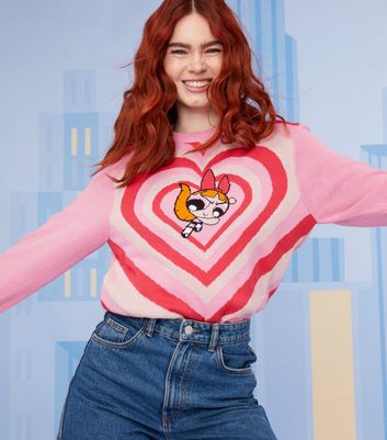 Powerpuff girls heart sweater sale