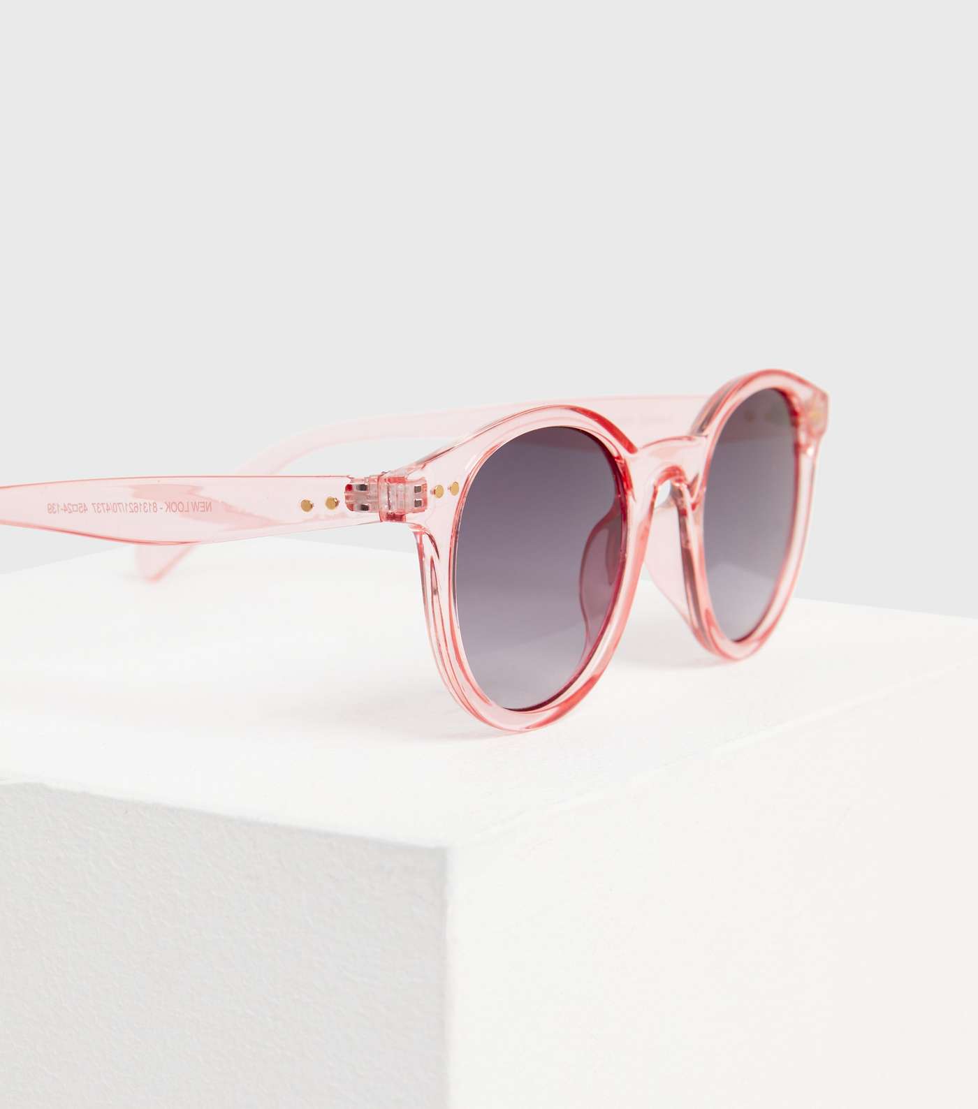 Girls Pink Round Sunglasses Image 3