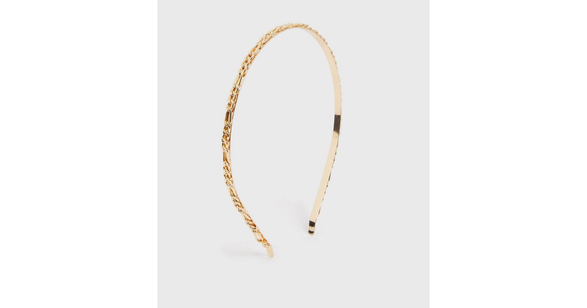 Gold Chain Headband New Look