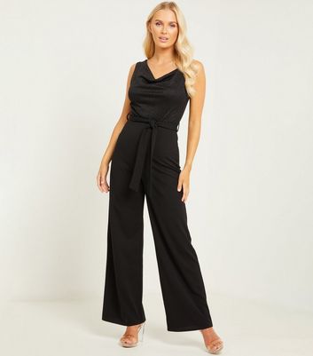 wide leg glitter jumpsuit