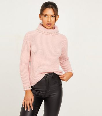Embellished Roll Neck Jumper 