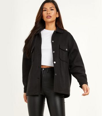 black womens shacket