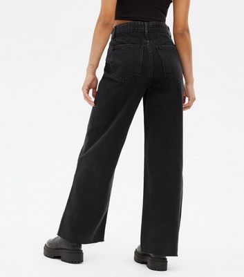 petite black flare jeans