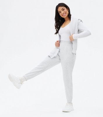 Grey joggers sales womens petite