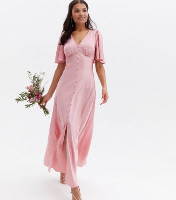 midi silk dress with sleeves