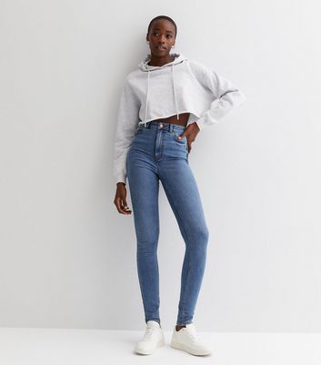 Tall Blue Lift & Shape Jenna Skinny Jeans