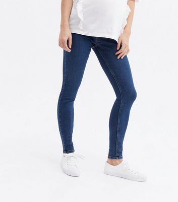 Tall Maternity Blue Under Bump Lift 
