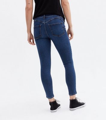 Petite Maternity Blue Under Bump 'Lift 