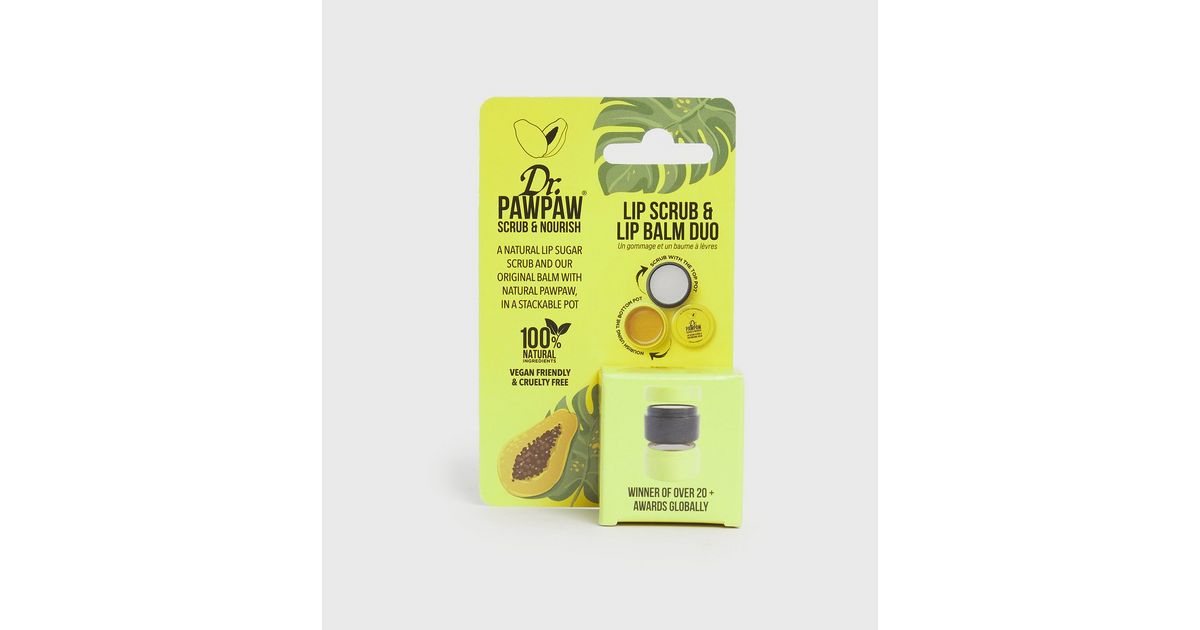 Dr.PAWPAW Lip Scrub and Lip Balm Duo New Look