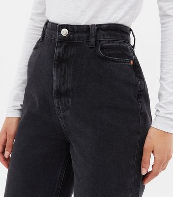 Click to view product details and reviews for Tall Black High Waist Adalae Wide Leg Jeans New Look.