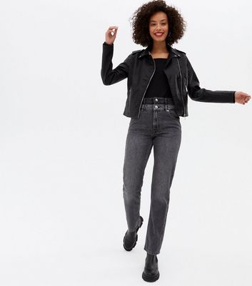 ONLY Dark Grey Double Waist Ankle 