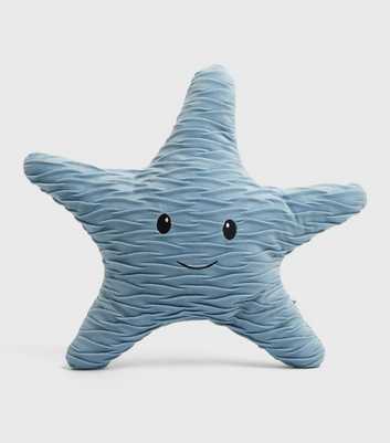 Blue Starfish Cushion