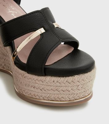 New look black sales wedges